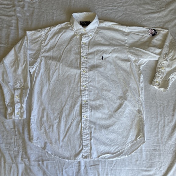Polo Ralph Lauren Other - VTG Ralph Lauren Blake Button Down Shirt Men's L White Canon GHO Golf Tournament